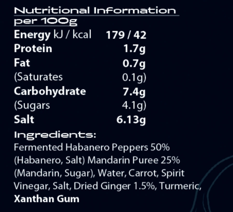 Habanero X Mandarin & Ginger 150ml